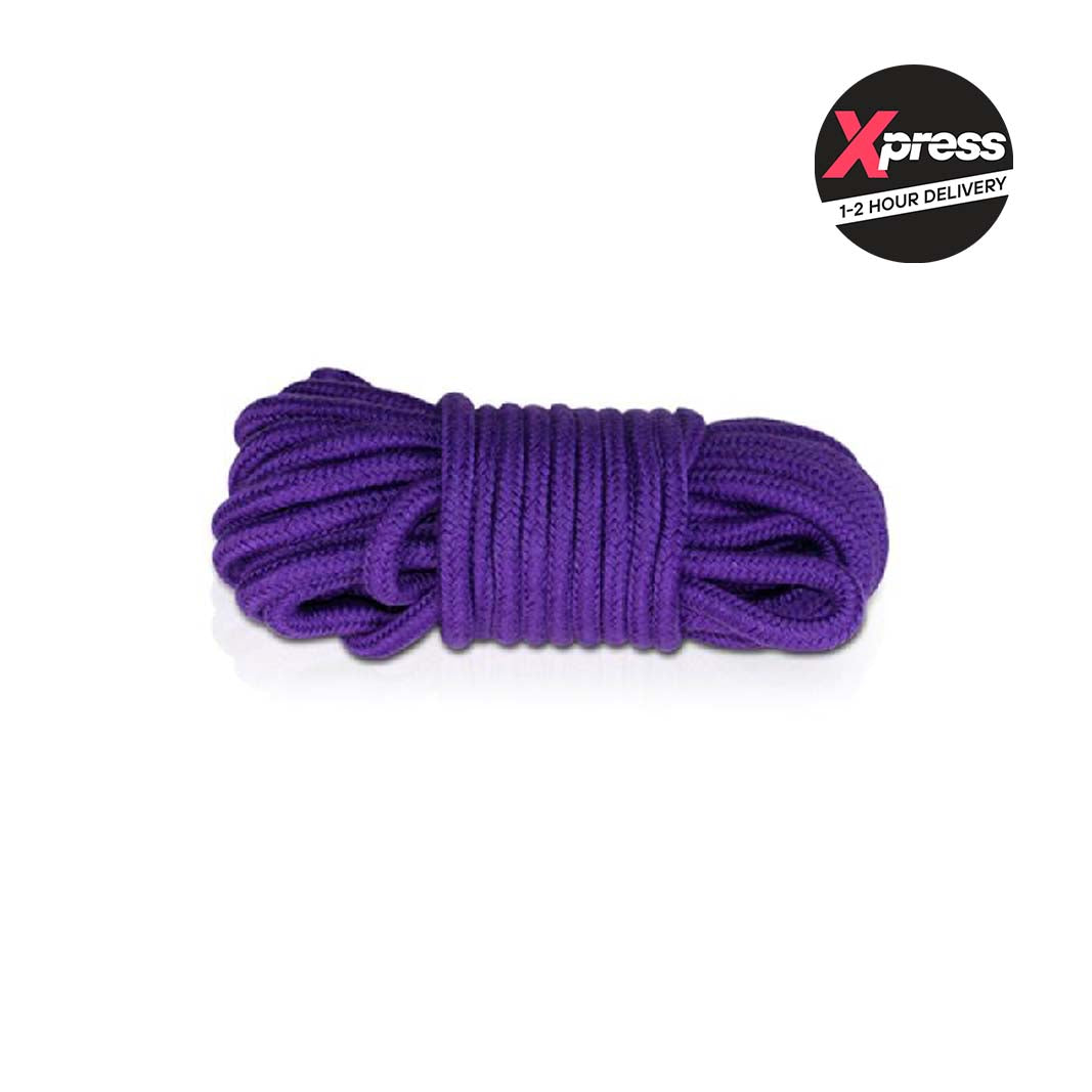 Magic Touch Fun 10m Fetish Bondage Rope Purple - Club X