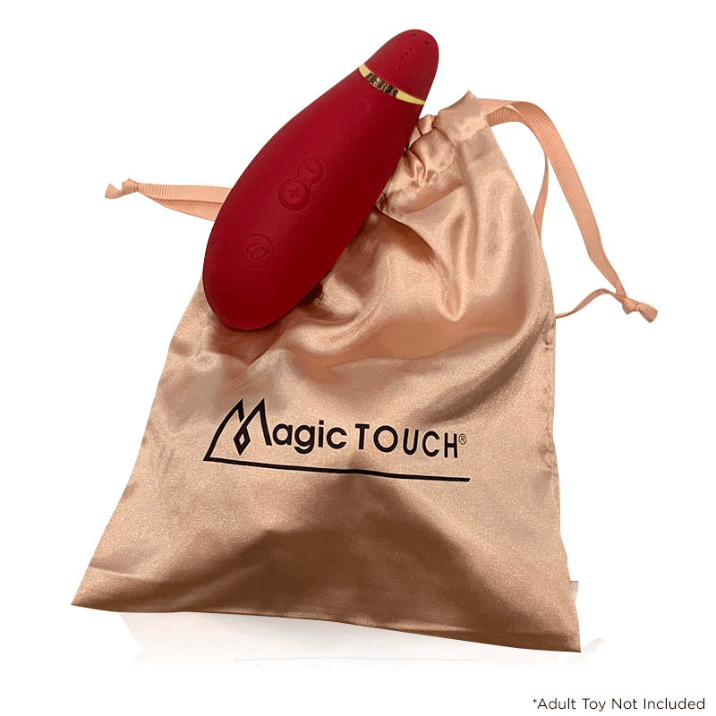 Magic Touch Fun Adult Toy Pouch - Satin Pink - Club X