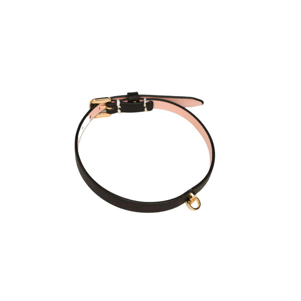 Magic Touch Fun Black Collar Narrow Small Link  - Club X