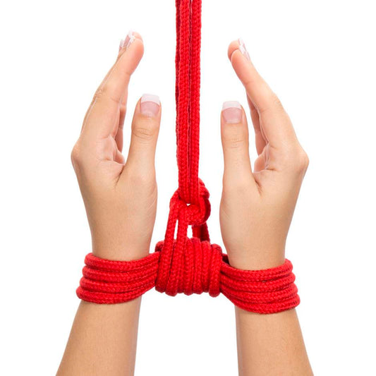 Magic Touch Fun 10m Fetish Bondage Rope Red Red - Club X