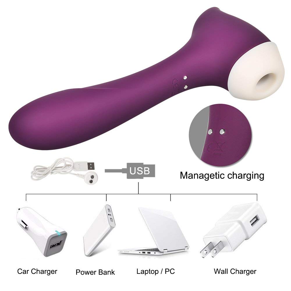 Magic Touch Fun Aurora Clitoral Suction and G Spot Vibrator  - Club X
