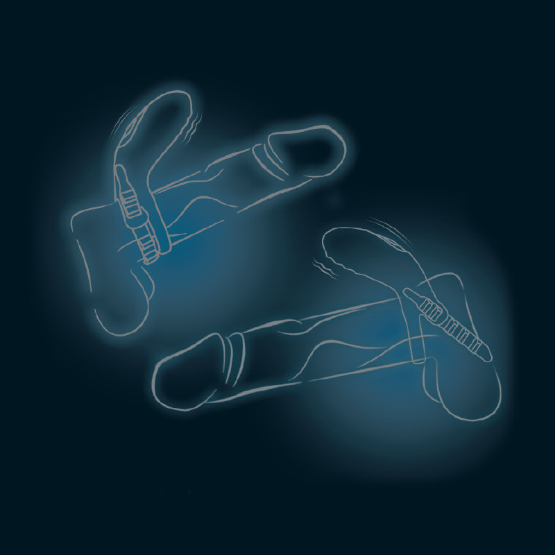 Magic Touch Fun Rechargeable Vibrating Penis Ring  - Club X